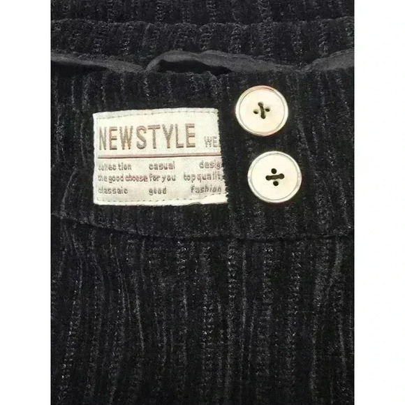 Women's Fairsood Pants Black Corduroy XL RUNS SMALL - Picture 5 of 10